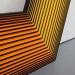 Monumental Richard Anuszkiewicz GRAND INNER YELLOW LIGHT Painting